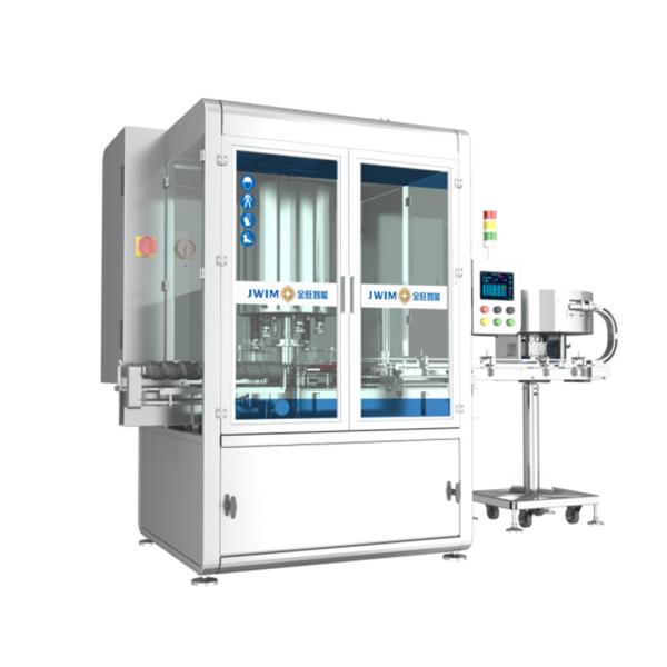 Fertilizer 1-5L Drum Six Head Automatic Rotary Capping Machine