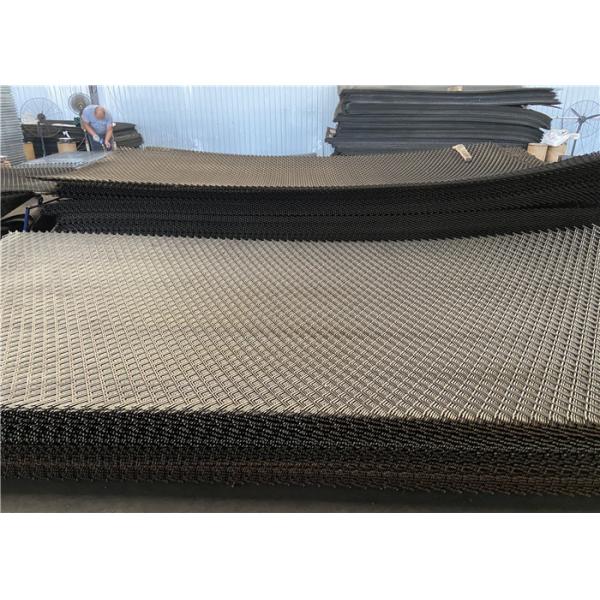 Low Carbon Steel 100mm Expanded Metal Wire Mesh Grate Tread Platform