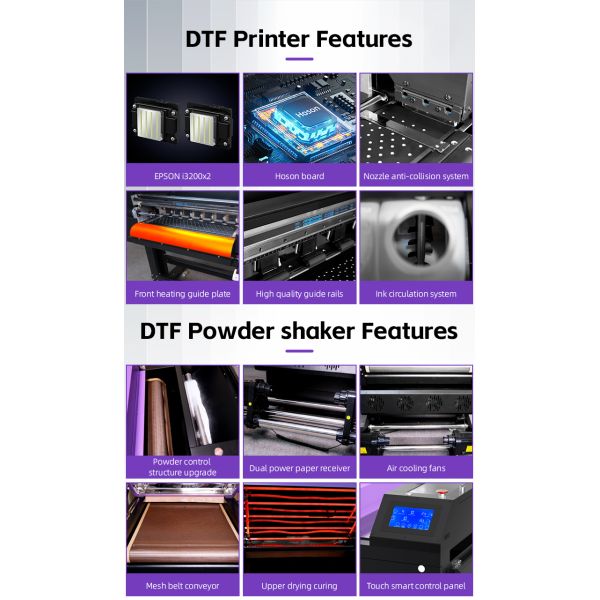 Ingani Hot Sale Low Discounts I3200 Printhead Dtf Printer With Powder Shaker Dry