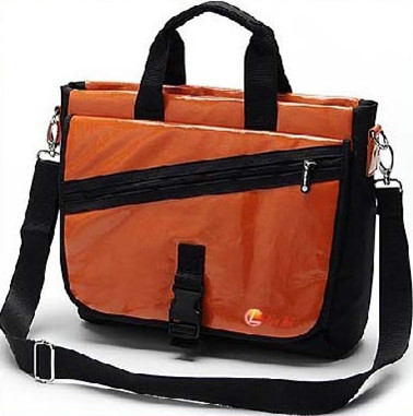Durable nylon  Orange Medium Shoulder Bags  / laptop carrying bags