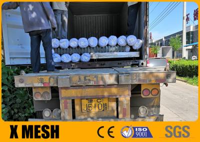 Elo de corrente galvanizado industrial Mesh Fencing H 3600mm BS 1722