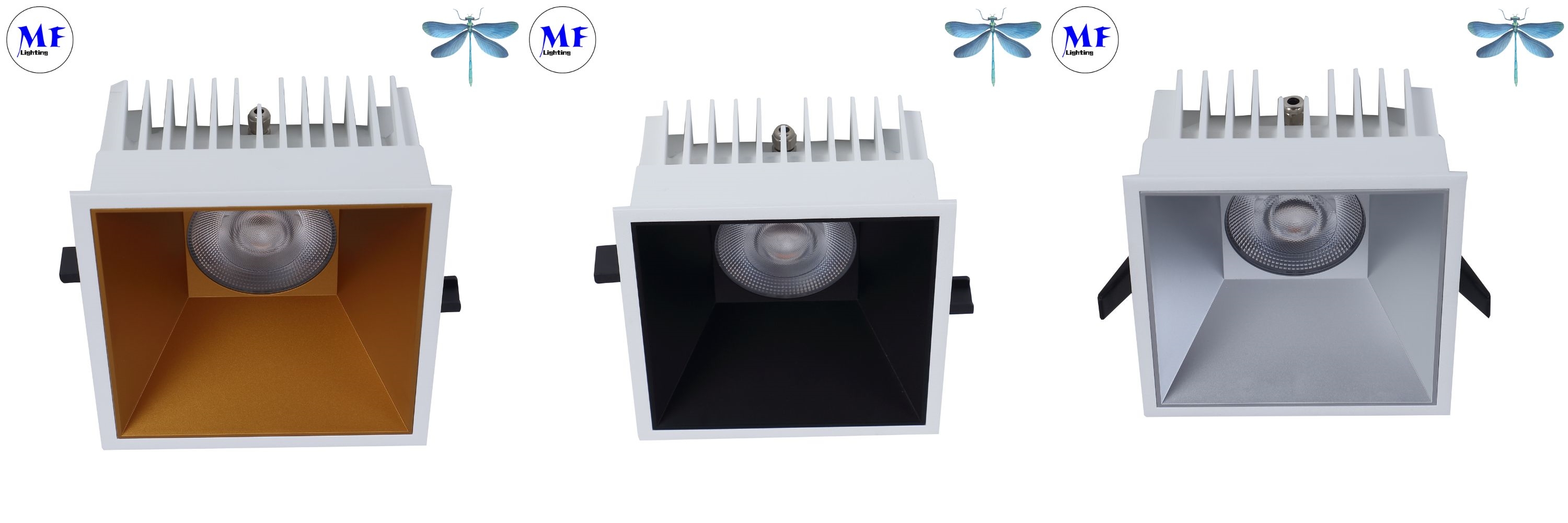 IP66 водонепроницаемый светодиодный нижний свет Скура втянутая 18W / 28W / 38W / 48W 3 года гарантия светодиодный нижний свет для туалета отеля