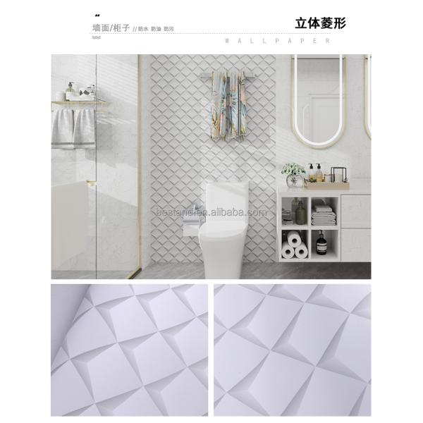 Auto-adhésif papier peint vintage floral étagère pour les tiroirs de la commode armoire imperméable à l'eau et moderne 3D design de fleurs