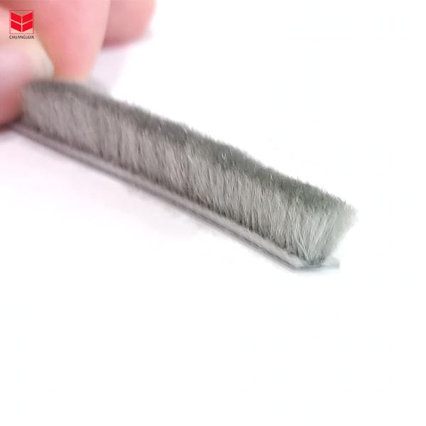 CLJ Woven Brush Seal Wool Pile Weather Strip For Pet Door Seal With Straight Fur Apartment
