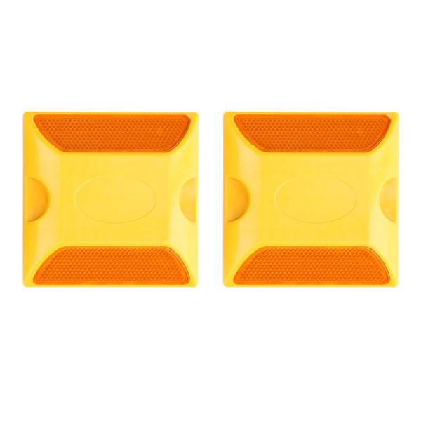 CE ISO9001 Approved 20mm High Reflective PMMA Lens Plastic Road Stud Reflectors Road Markers