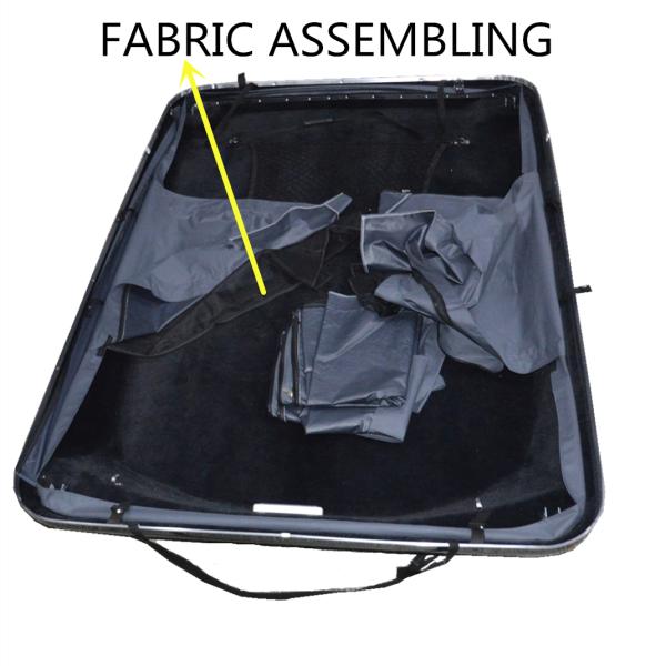 Lightweight One Bedroom Camping Car Rooftop Roof Tent with 45KG Maximum Load Capacity
