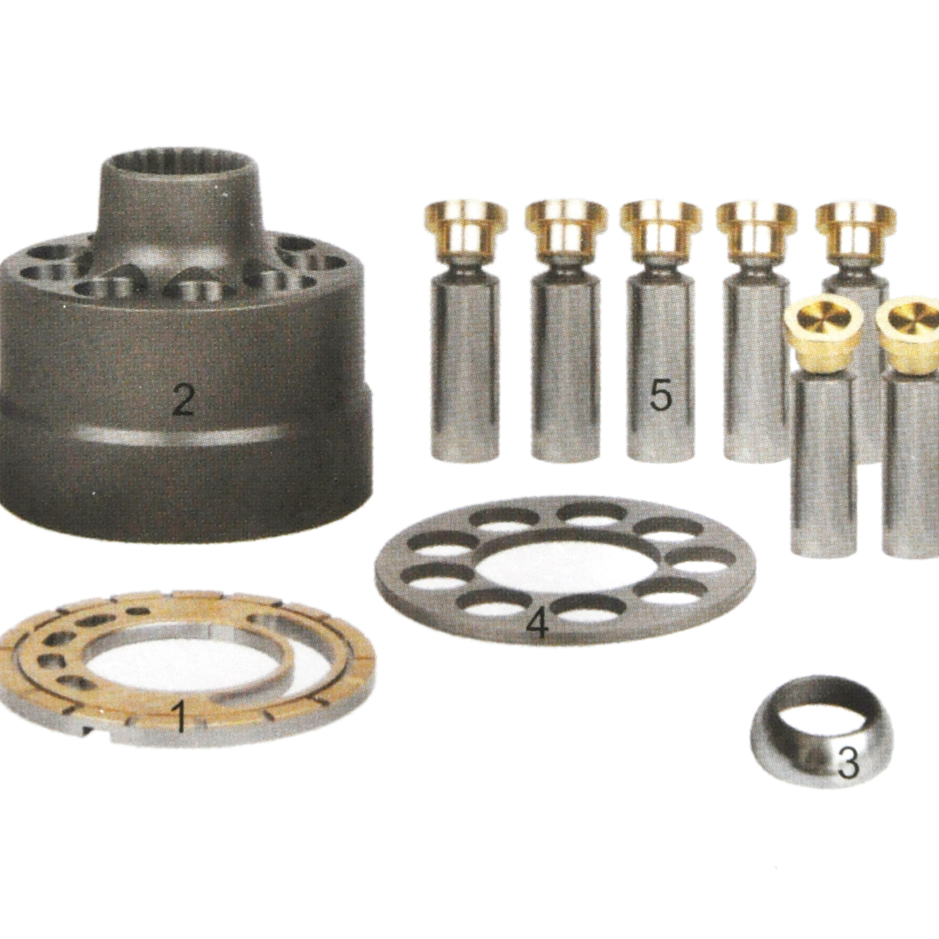 Excavator Hydraulic Spare Parts AP12 SBS80 SBS120 SBS140 Piston Pump Repair Kit