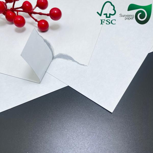 FSC 290gsm 300gsm Cartón blanco de núcleo negro Ideal para la producción de tarjetas comerciales