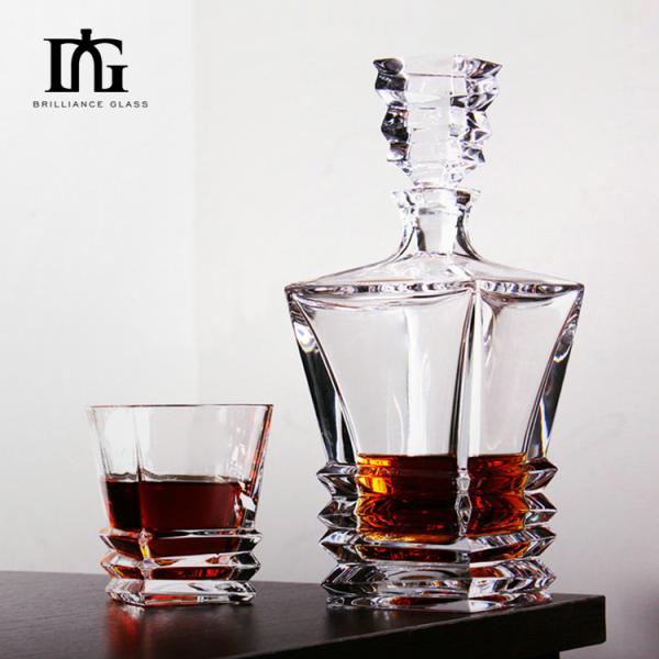 Cork Screw Both Glass Liquor Bottle 500ml 750ml Box with Embossed Logo