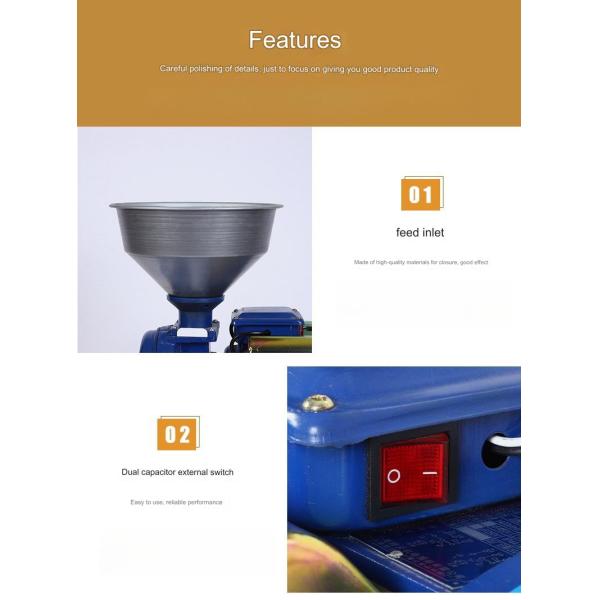 s Electric Grain Mill Barley Grinder Malt Crusher for Multifunction Grain Flour Processing