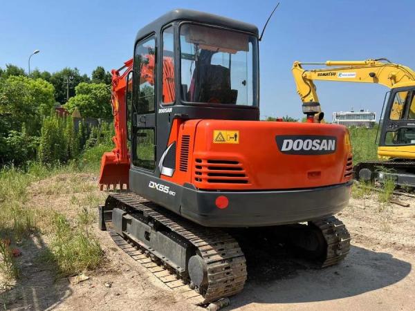 DX55-9C Corée d'origine Excavatrice utilisée Doosan
