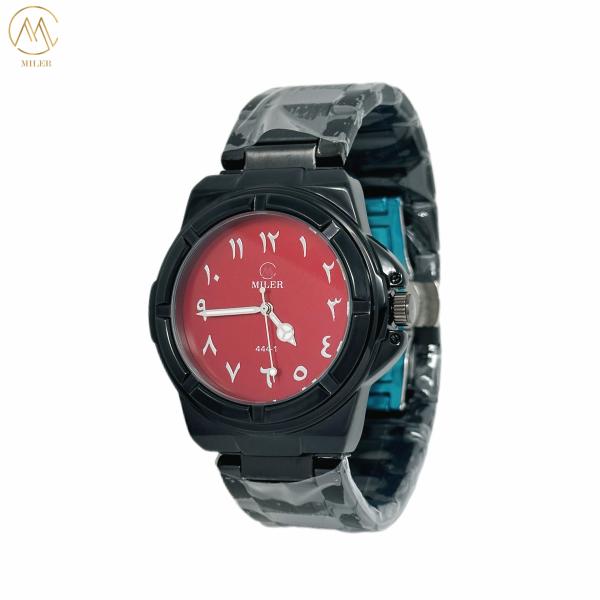 LOGO personalizado de aleación de bisel de cuarzo Reloj de pulsera tipo redondo