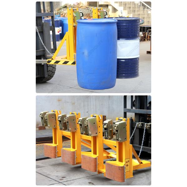 DG500 / DG1000 / DG1500 / DG2000 Heavy-Duty Forklift Mounted Drum Grab
