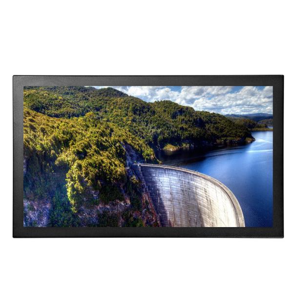 18.5 Inch Interactive Touch Screen Monitor Scratch Resistant 250cd/M2 Brightness