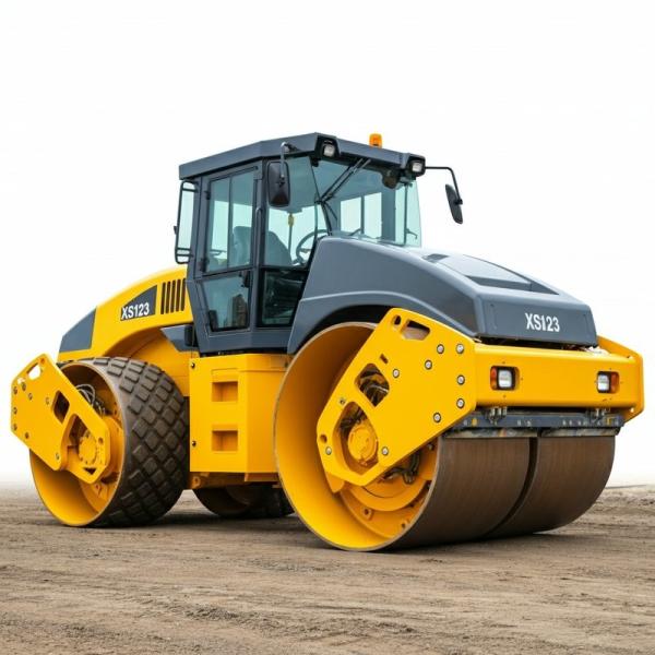 12 Ton XS123 Hydraulic Vibratory Driving Single Drum Road Roller
