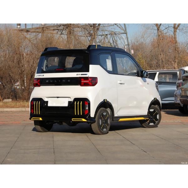 Budget-Friendly Mini Electric Cars Wuling Hongguang Mini EV LED Headlight 200km 300km