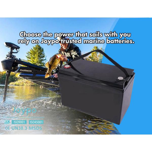 LiFePO4 12V 105Ah Морская литийная батарея глубокого цикла Литийный бас батареи для лодок