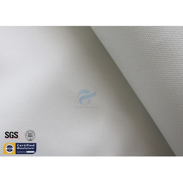 El silicón cubrió el aislamiento eléctrico 550℃ del blanco los 0.43MM de la manta del fuego de la fibra de vidrio