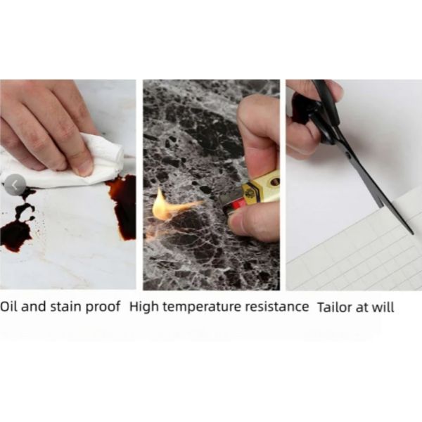 All Weather Damp Proofing Multi Layered 3D PE Foam Wallpaper 1200mm*3000mm