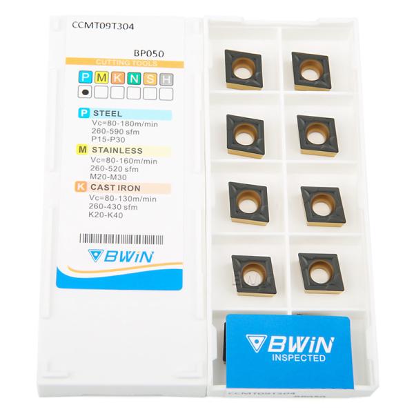 Tungsten Carbide CCMT060208 CNC Turning Inserts PM Cutting Tool