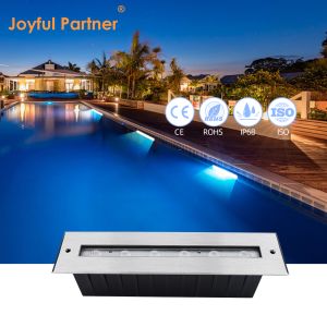 Underwater Light Linear 6X2W RGB3in1 Anti-Corrosion Stainless Steel 316 IP68 Waterproof