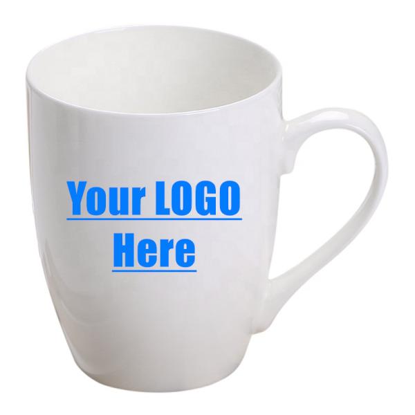14oz Ceramic Coffee Milk Mug Porcelain White Christmas Coffee Mug with Cute Design