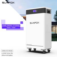48v 200ah 300ah 400ah Bateria solar de lítio Mppt Inverter híbrido solar Armazenamento de energia doméstica