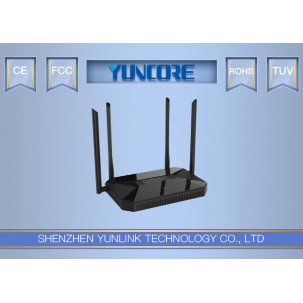 1200Mbps Gigabit Dual Band Wireless Router , 11ac Wifi Router MU - MIMO Support Beamforming Tech