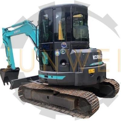 KOBELCO 55 Hydraulic Mini Excavator SK50 SK55 SK60 SK70 Used Machine with Consumption