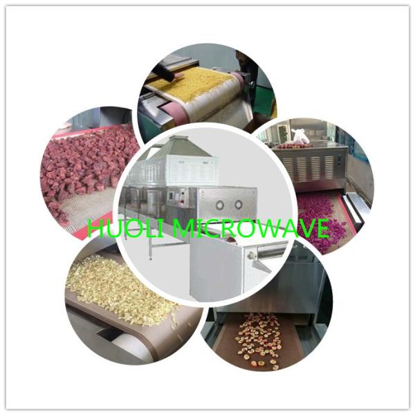 Conveyor Belt Microwave Drying Equipment / Tea Microwave Dryer ISO CE