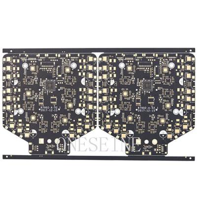 6 Layer Black Solder Mask FR4 PCB Board for UAV Drones