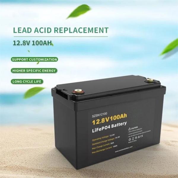 OEM ODM 12 Volt Deep Cycle Rechargeable Battery 100AH LiFePO4 Battery