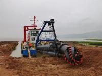 WN250 bomba de areia poderosa cortando sucção dragadora 16kw Rexroth para manutenção de vias navegáveis e necessidades de construção