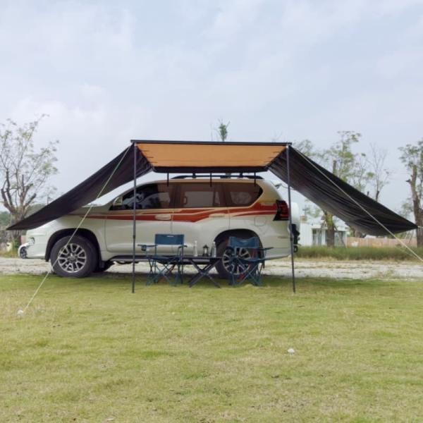 Retractable Four Season Freestanding Side Awning With Easy Installation