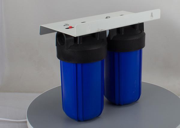 10'' big blue  whole house  water filter housings with  double sump 1'' port