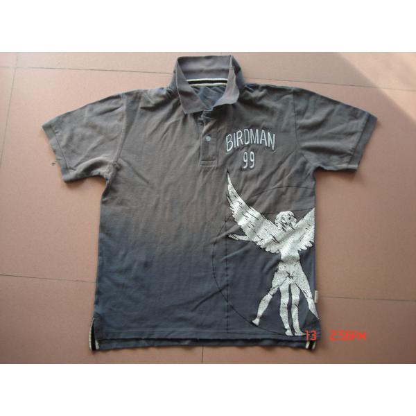 Classic 100% Bamboo Yarn POLO T Shirts Anti - Pilling / Anti - Wrinkle Material