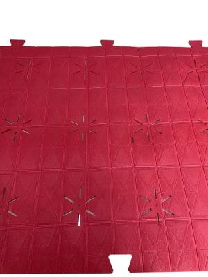 Interlocking Artificial Grass Shock Absorbing Underlay Easy Installation for Sports Field