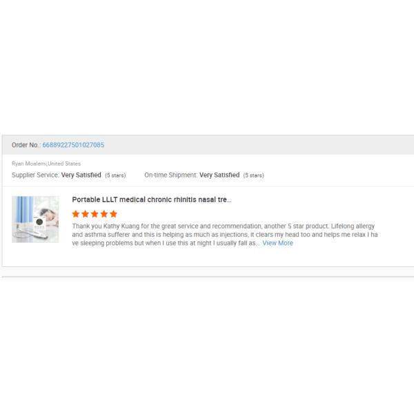 LLLT Red Light Nasal Laser Therapy Device 5 Levels Allergic Rhinitis Treatment Device