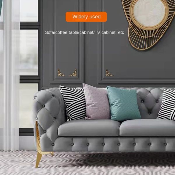 Wanjusheng New Design Furniture Legs Hardware Sofa Base Tea Table Iron Legs Metal Table Legs