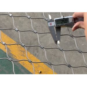 Bear 200KG Weight 2.5mm Ferruled Type SS316  Wire Rope Mesh for safety protection