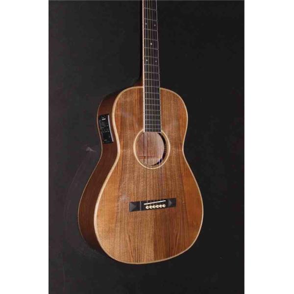 AAAAA fully Solid walnut wood handmade OOO28K body style 12 frets guitar acoustic electric guitar