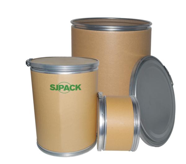 Heavy Duty Fibre Drum With Locking Ring Closure | Safe For Chemicals & Powders
