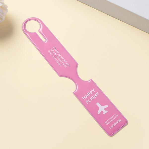 Офис / Школа / Личный мультфильм Силиконовый идентификационный тег багажа для сумки Чемодан Самолет Круизные суда
