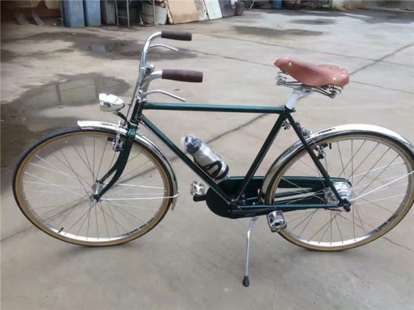 New brake colorful hi-ten steel  26/28 size elegant retro city bike for man with LED light
