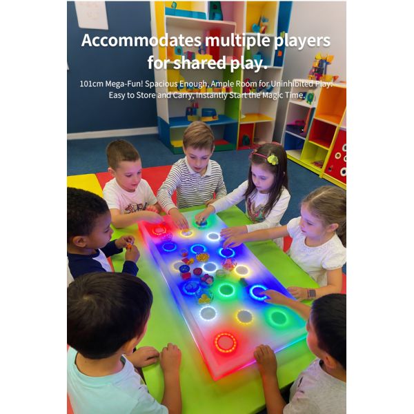 Modern Interactive LED Light Touch Sensor Educational Toy PE Material for Hand Eye Coordination Sensory Play for Bedroom Use