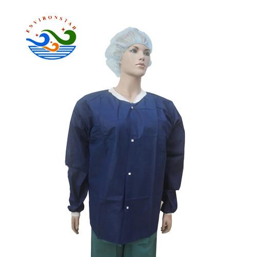 Non Woven Fabric SMS Long Sleeve Surgical Top Blue Green