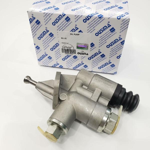 Assy 4988747 da bomba de alimentação da mão do óleo, bomba de elevador do combustível de Cummins