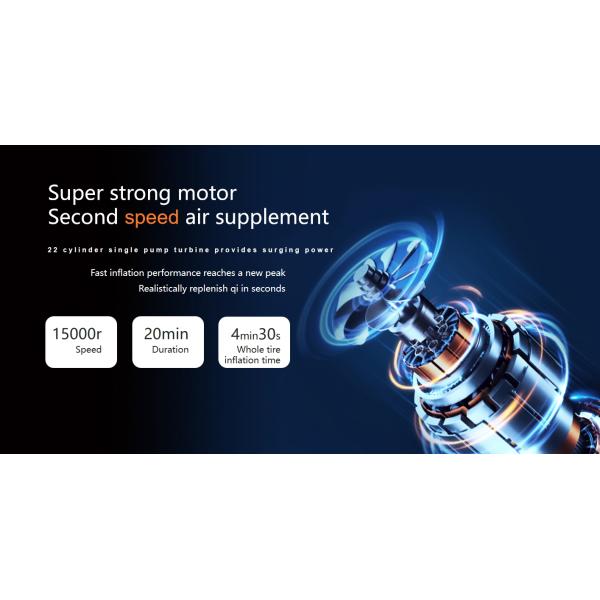 Portable Digital Mini Electric Bicycle Motorbike Air Pump Compressor Tyre Inflator