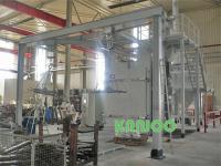 tipo eléctrico máquina de la suspensión 380V del chorreo con granalla con alta eficacia de la eliminación del polvo