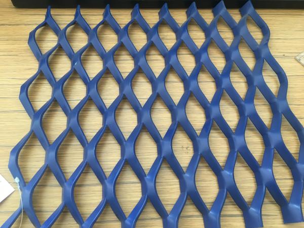 Custom Made Wire Diameter Expanded Aluminum Mesh Ceiling Tiles Decorative Panels